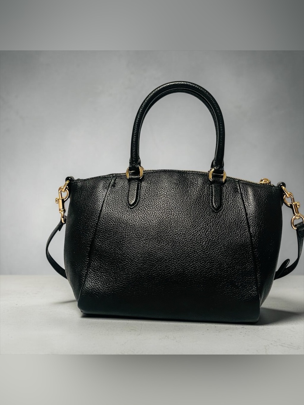 Coach Elise Pebble Leather Satchel - Picture 3 of 12